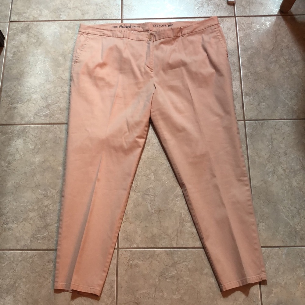 Talbots Weekend Chino NWOT 18W